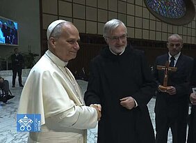 Nachricht über die Begegnung mit Papst Leo XIV
